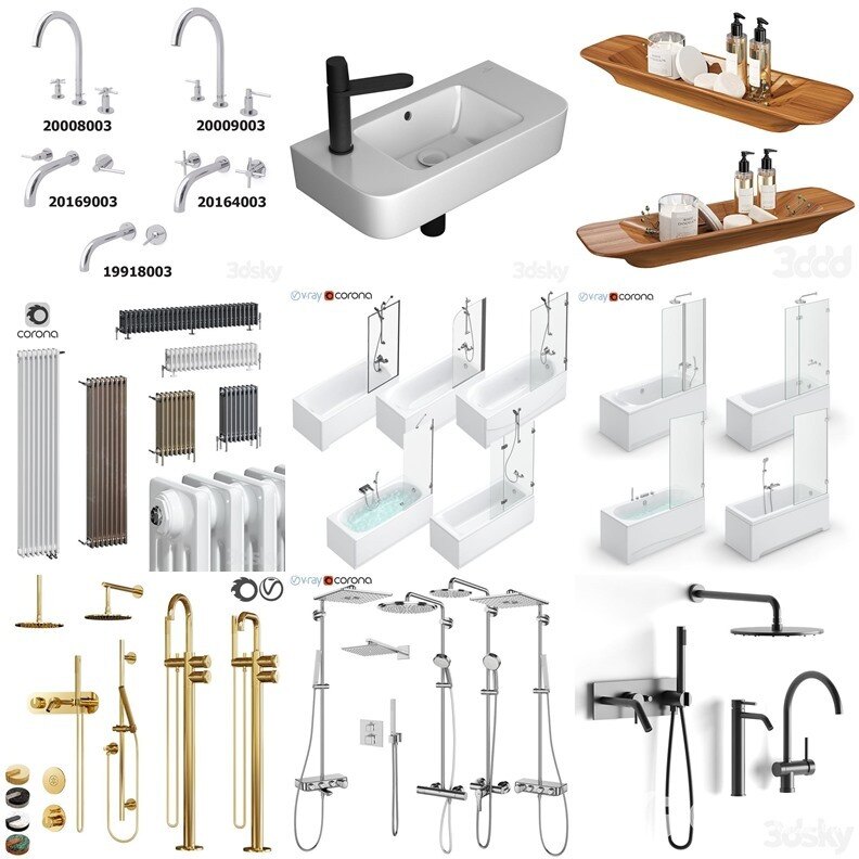 3DSky Pro 沙发椅子灯具背景墙3D模型合辑2024年9月第3季 | 450套 | 20.8GB