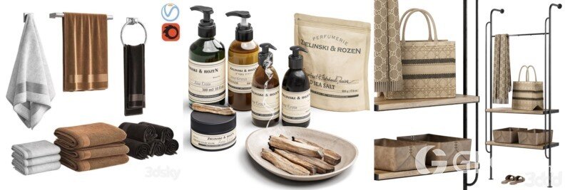 3DSky Pro 沙发椅子灯具背景墙3D模型合辑2024年9月第3季 | 450套 | 20.8GB