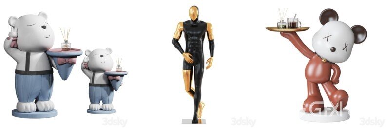 3DSky Pro 沙发椅子灯具背景墙3D模型合辑2024年9月第3季 | 450套 | 20.8GB