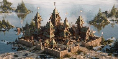 中世纪军事建筑3D模型资产 Outpost – Medieval Military Buildings 3D Kitbash Pack (Blender/FBX/OBJ格式)