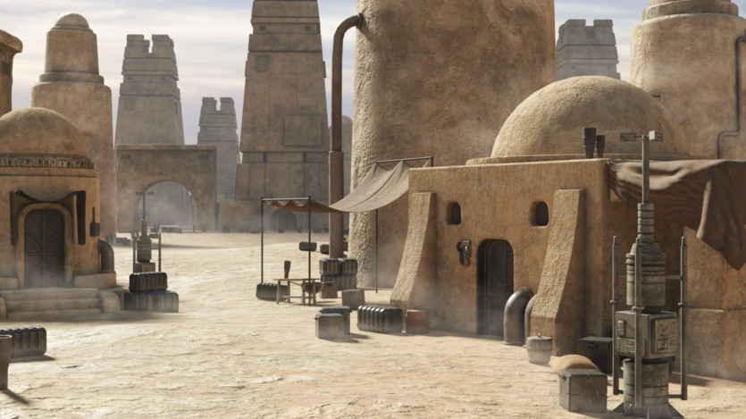 塔图因沙漠建模楼房3D模型资产预设 Tatooine Buildings Asset Pack (Blender/FBX格式)