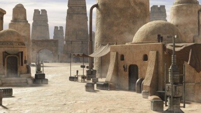 塔图因沙漠建模楼房3D模型资产预设 Tatooine Buildings Asset Pack (Blender/FBX格式)
