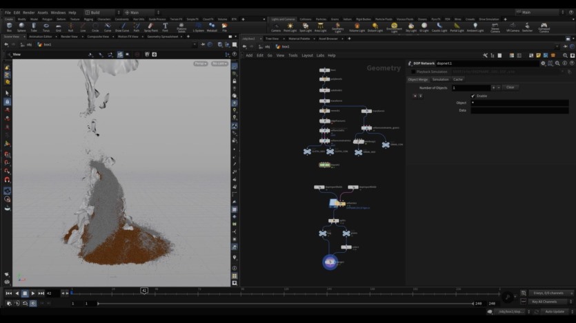 【中文字幕】Houdini沙袋撕裂特效教程 CGCircuit - Sand Bag Tearing in Houdini
