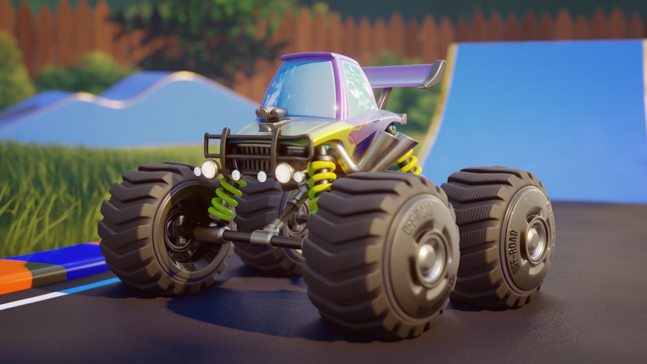 【中文字幕】Blender三维卡通卡车绑定动画教程 OFF-ROAD Rig and Animate an RC Monster Truck in Blender