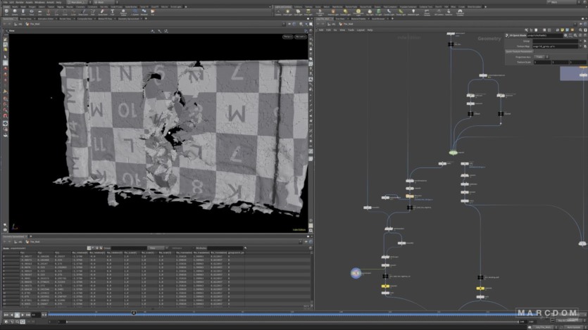 【中文字幕】Houdini VDB 系统创建高分辨率破坏教程 VDB Fracturing in Houdini English