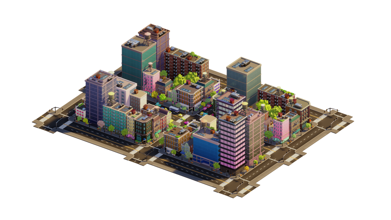 【中文字幕】Blender 资产库工作流程 CUBICITY Creating and Utilizing Asset Libraries with Blender