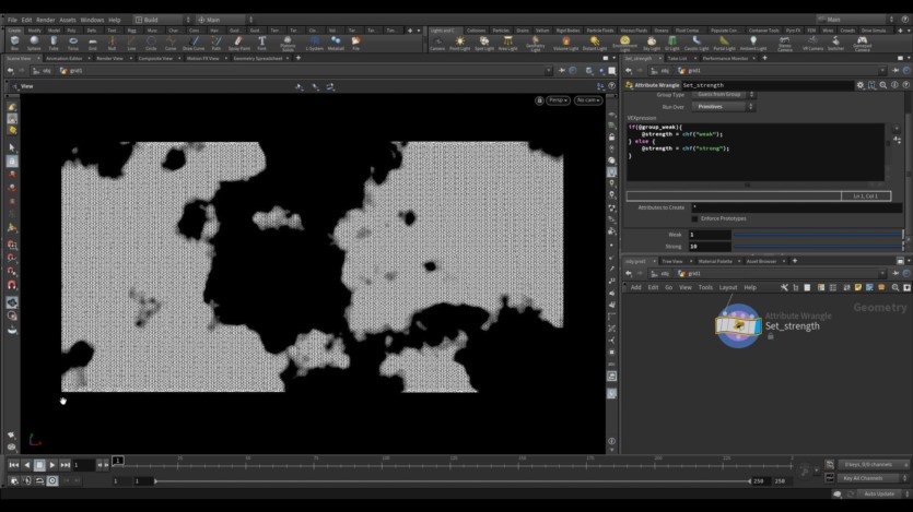 【中文字幕】Houdini布料撕裂特效教程 CGCircuit – PBD Cloth Tearing in Houdini