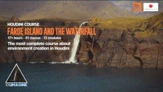 【中文字幕】Houdini 法罗群岛环境创建教程 CGCircuit – The Faroe Islands in Houdini