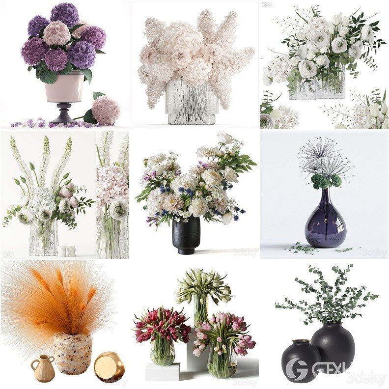 3DSky Pro 沙发椅子灯具柜子装饰3D模型合辑2024年10月第1季 | 450套 | 16.3GB