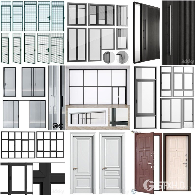 3DSky Pro 沙发椅子灯具柜子装饰3D模型合辑2024年10月第1季 | 450套 | 16.3GB