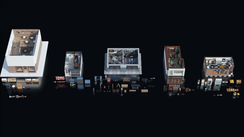 邻里商店Blend模型 KitBash3D – Neighborhood Shops (格式：Blend)