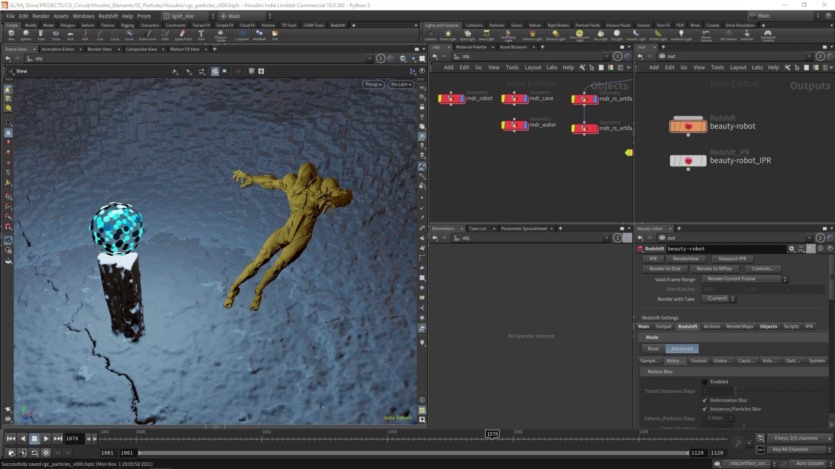 【中文字幕】Houdini粒子特效教程 CGCircuit – Houdini Elements – Particles FX
