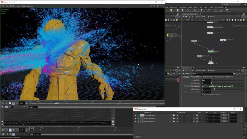 【中文字幕】Houdini粒子特效教程 CGCircuit – Houdini Elements – Particles FX