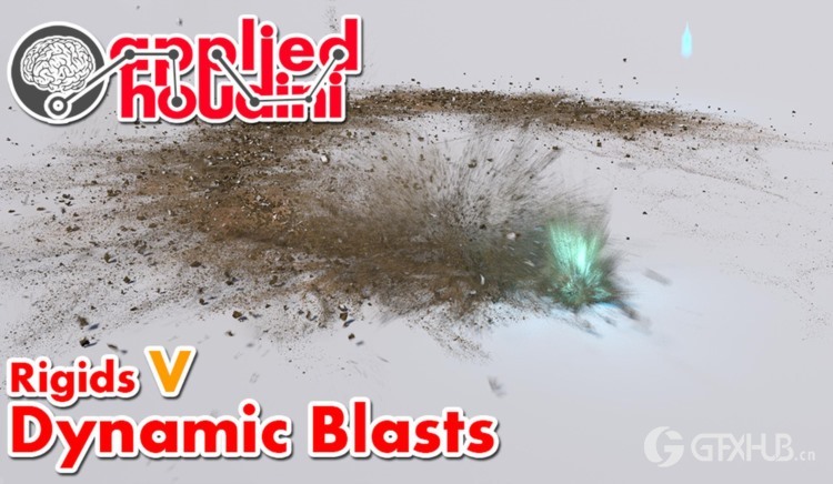 【中文字幕】Houdini 动态激光爆炸特效教程 CGCircuit - Applied Houdini Rigids V