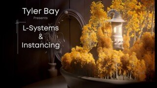 【中文字幕】Houdini 程序化植物建模教程 CGCircuit – L-Systems & Instancing