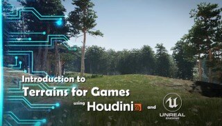 【中文字幕】Houdini 虚幻引擎4创建地形教程 Terrains for games using Houdini