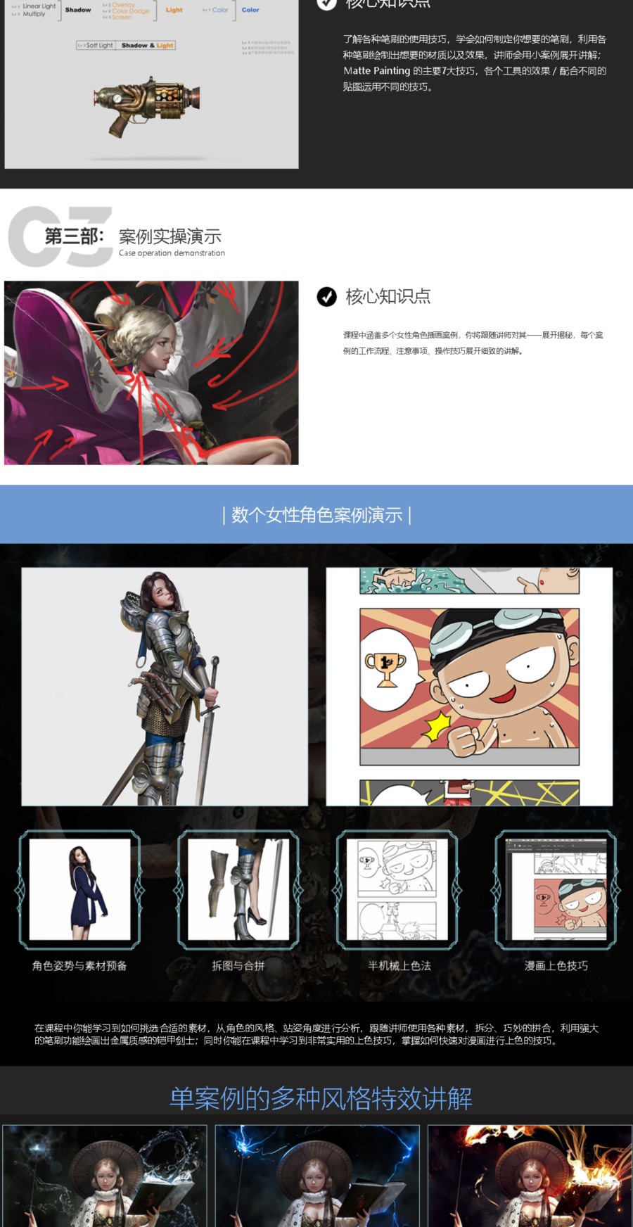 《魔法绘画》女性角色绘画技巧进阶秘籍 Level Up Your Digital Painting Skills Beginner to Advanced