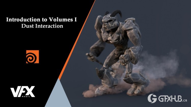 Houdini烟雾尘土模拟特效教程 CGCircuit – Introduction to Volumes I – Dust Interaction