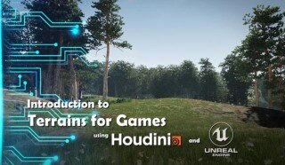 Houdini利用卫星数据制作三维地形教程 Creating Terrains using Satellite Data in Houdini