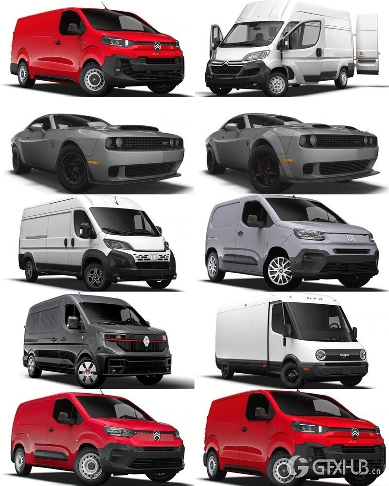 50套汽车3D模型合集 - 20241019