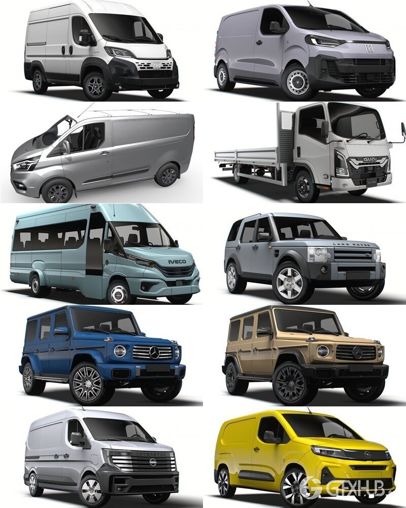 50套汽车3D模型合集 - 20241019