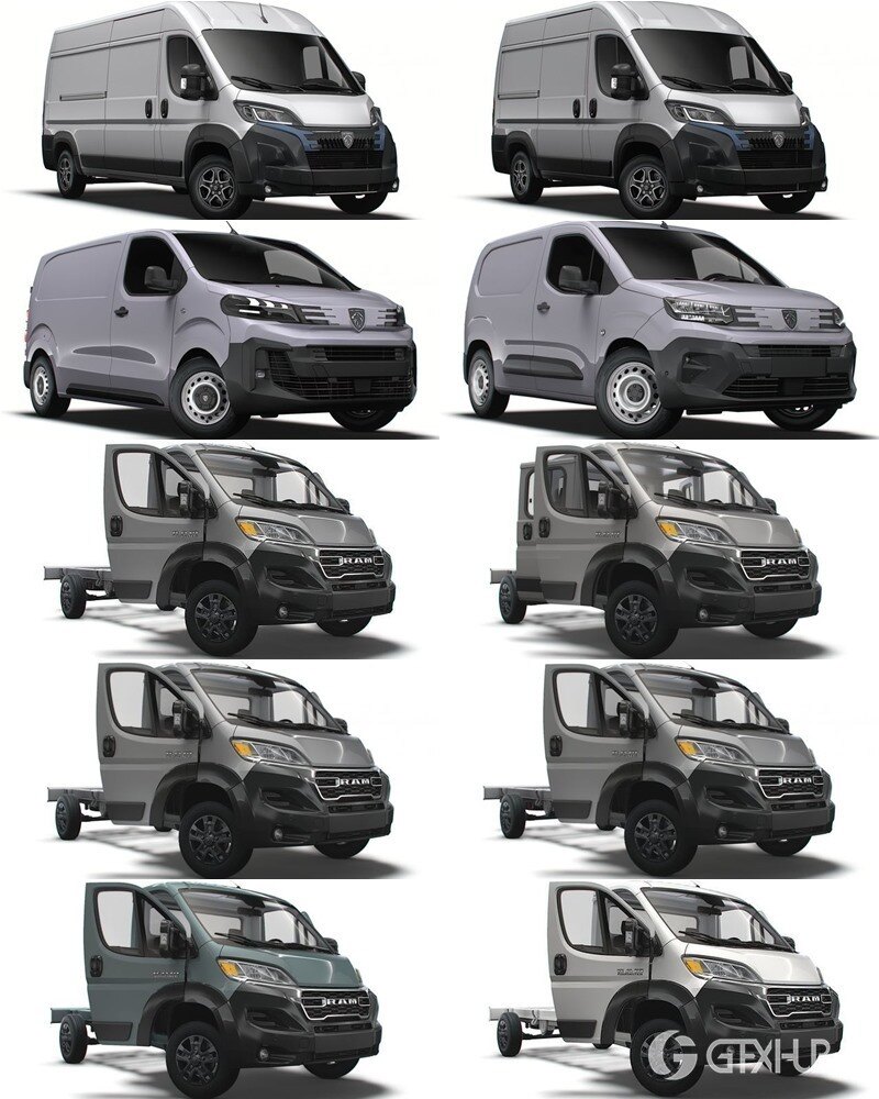 50套汽车3D模型合集 - 20241019