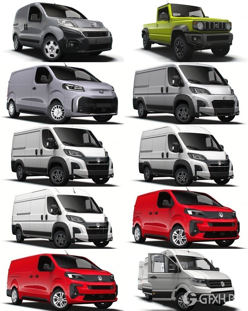 50套汽车3D模型合集 - 20241019