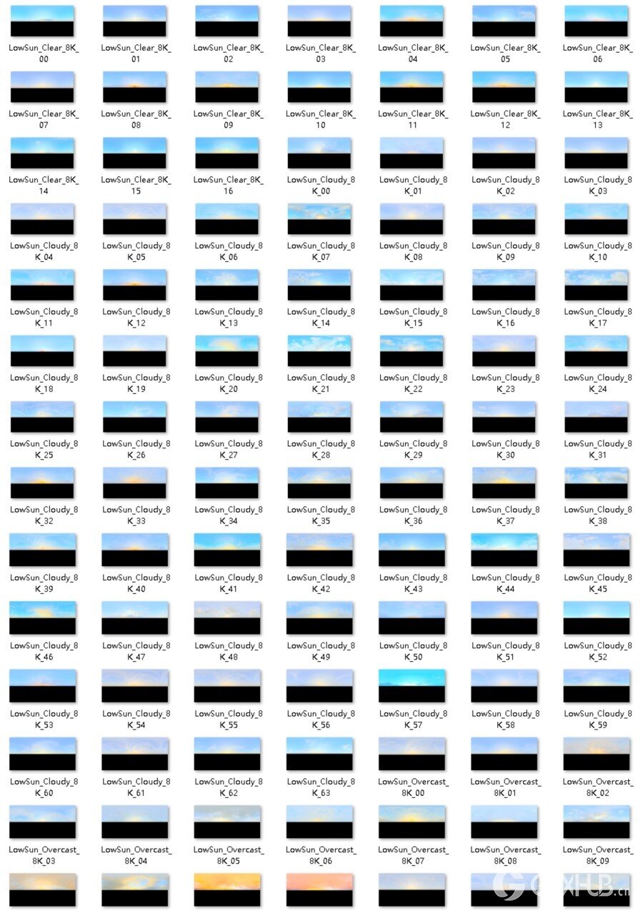 284组 8K HDRI全景天空贴图合集 Twinmotion HDRI Skies