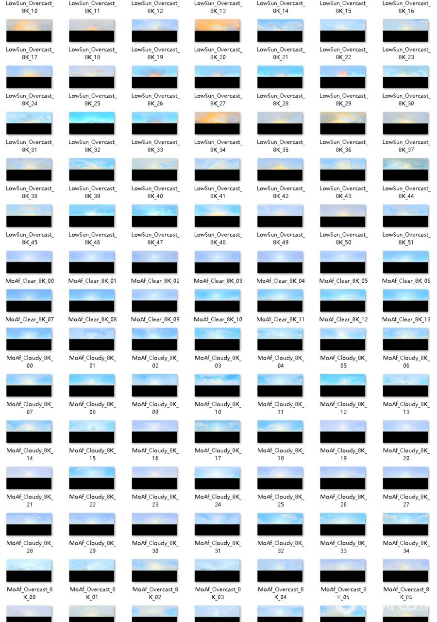 284组 8K HDRI全景天空贴图合集 Twinmotion HDRI Skies