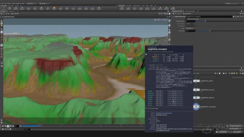 【中文字幕】Houdini+Clarisse制作3D景观地形教程 3D Landscapes with Houdini and Clarisse