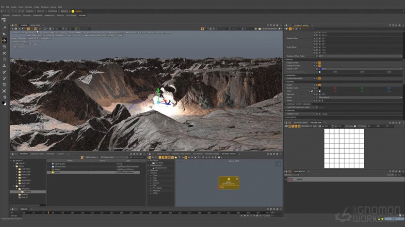 【中文字幕】Houdini+Clarisse制作3D景观地形教程 3D Landscapes with Houdini and Clarisse