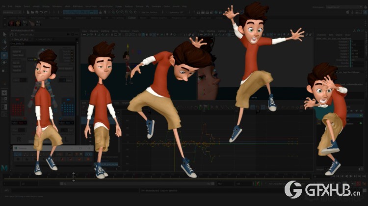 【中文字幕】Maya人物角色情绪转变动画教程 Animating Emotional Transitions in Maya