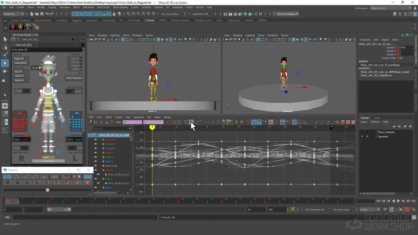 【中文字幕】Maya人物角色情绪转变动画教程 Animating Emotional Transitions in Maya