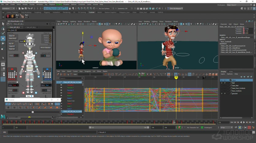 【中文字幕】Maya人物角色情绪转变动画教程 Animating Emotional Transitions in Maya