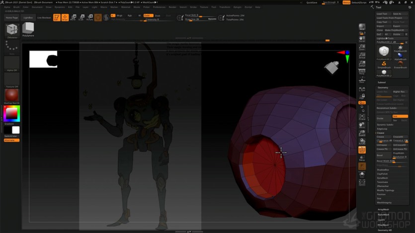 【中文字幕】ZBrush 雕刻建模教程 Sculpting with ZModeler