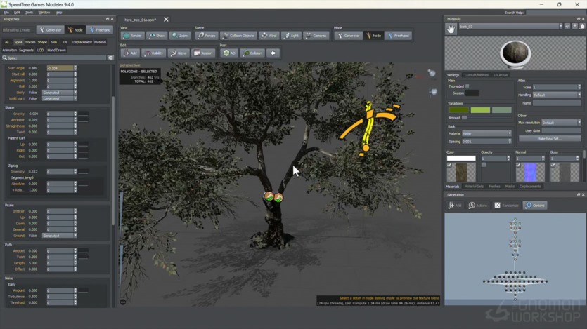 【中文字幕】SpeedTree摄影测量法为游戏创建沼泽场景Creating a Swamp Scene for Games with SpeedTree & Photogrammetry