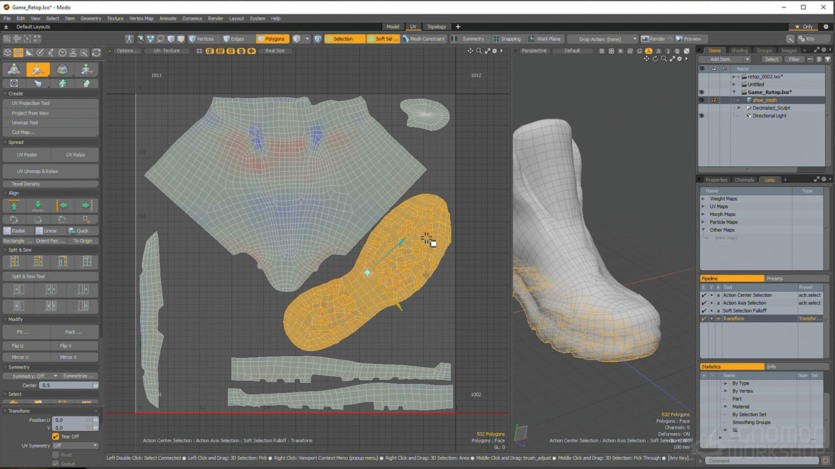 【中文字幕】ZBrush登山鞋建模教程 Photogrammetry for Production Artists
