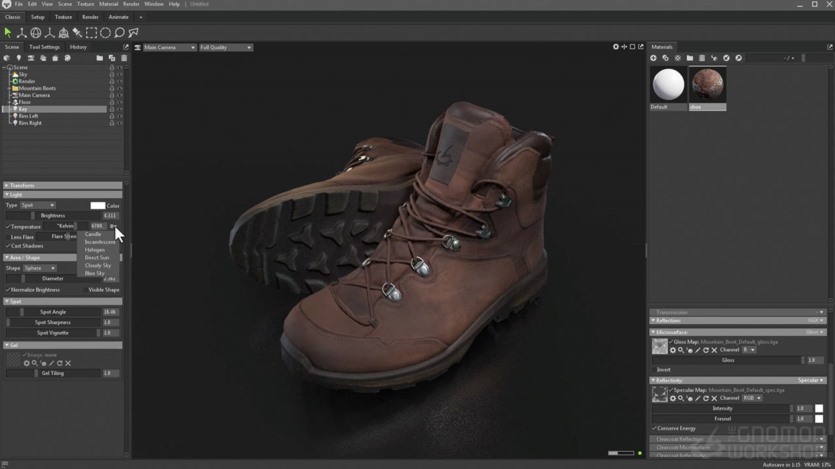 【中文字幕】ZBrush登山鞋建模教程 Photogrammetry for Production Artists