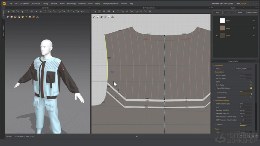 【中文字幕】三维角色服装设计制作教程 Creating Clothing for Characters in Marvelous Designer