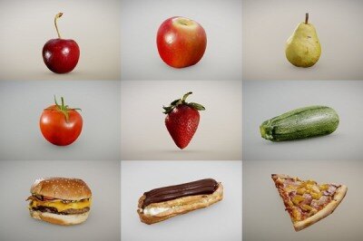 86个水果蔬菜食物3D模型 Inciprocal Sketchfab Food Scans Collection