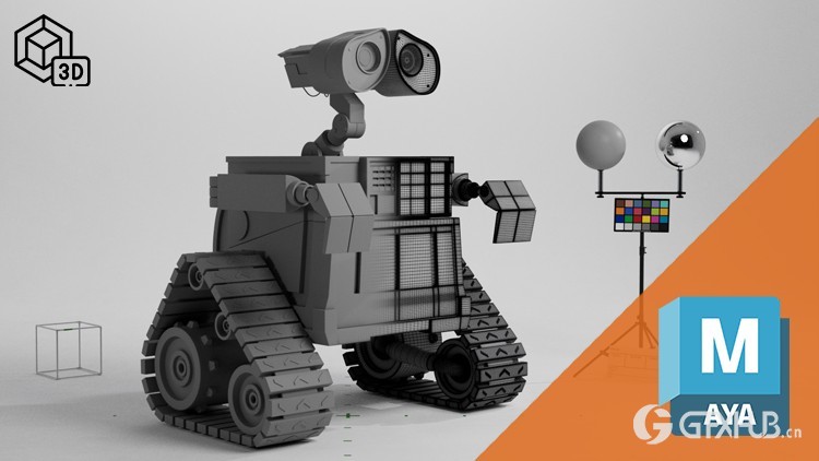 MAYA 3D初学者建模基础知识教程 MAYA 3D Modeling for Beginners Create now