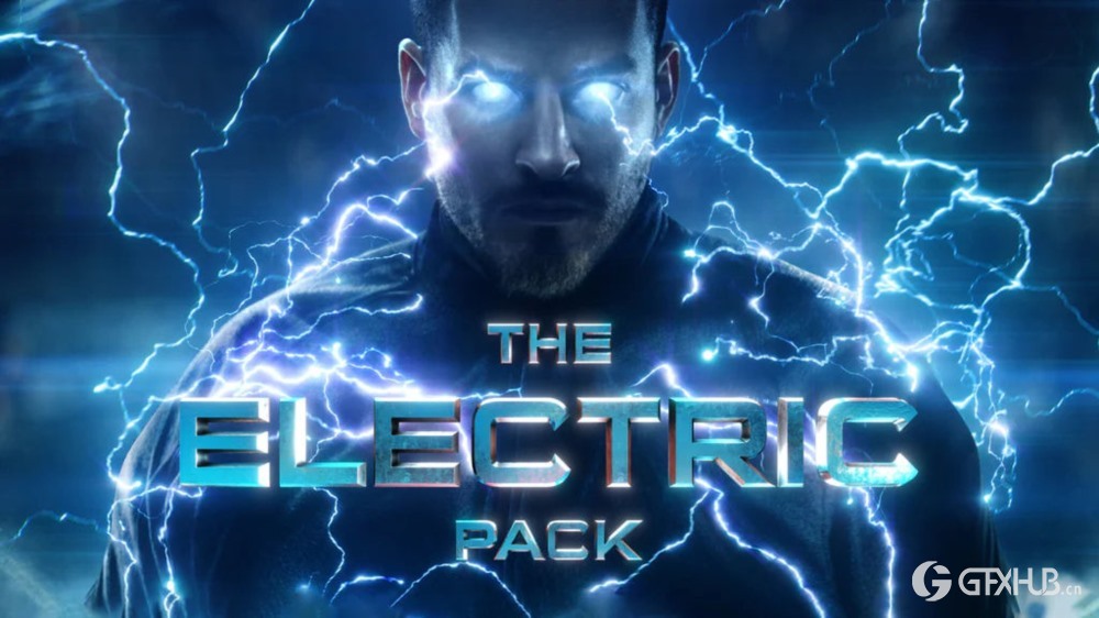 262组电流闪电雷电特效合成4K视频素材 Triune Digital ELECTRIC PACK