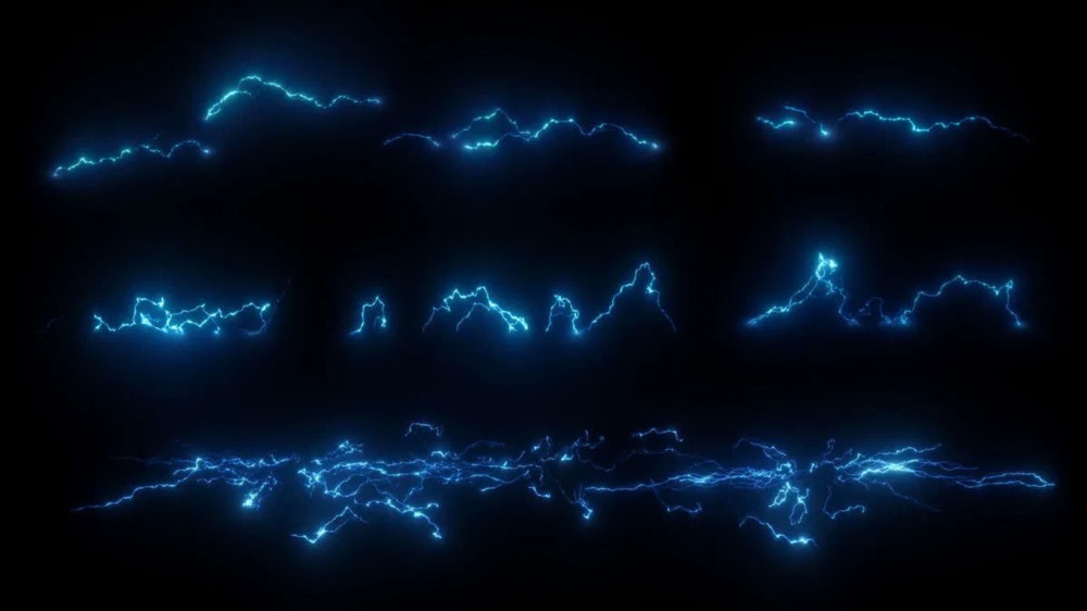 262组电流闪电雷电特效合成4K视频素材 Triune Digital ELECTRIC PACK