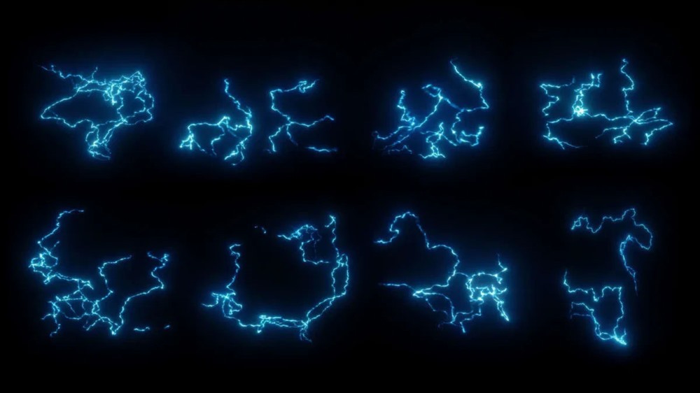 262组电流闪电雷电特效合成4K视频素材 Triune Digital ELECTRIC PACK