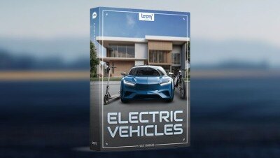 1396个电动汽车行驶刹车启动停止无损音效 Boom Library – Electric Vehicles