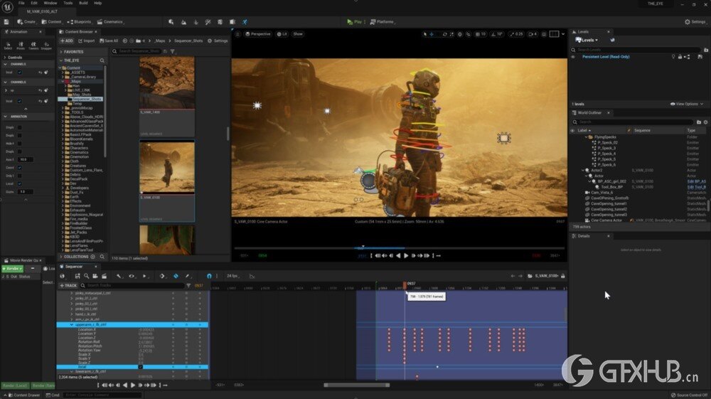 【中文字幕】虚幻引擎5叙事电影制作教程 Real-Time Filmmaking in Unreal Engine 5 The-Eye：Calanthek