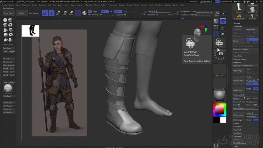 【中文字幕】ZBrush+Maya电影角色建模教程第1卷 Character Asset Creation for Cinematics Vol. 1
