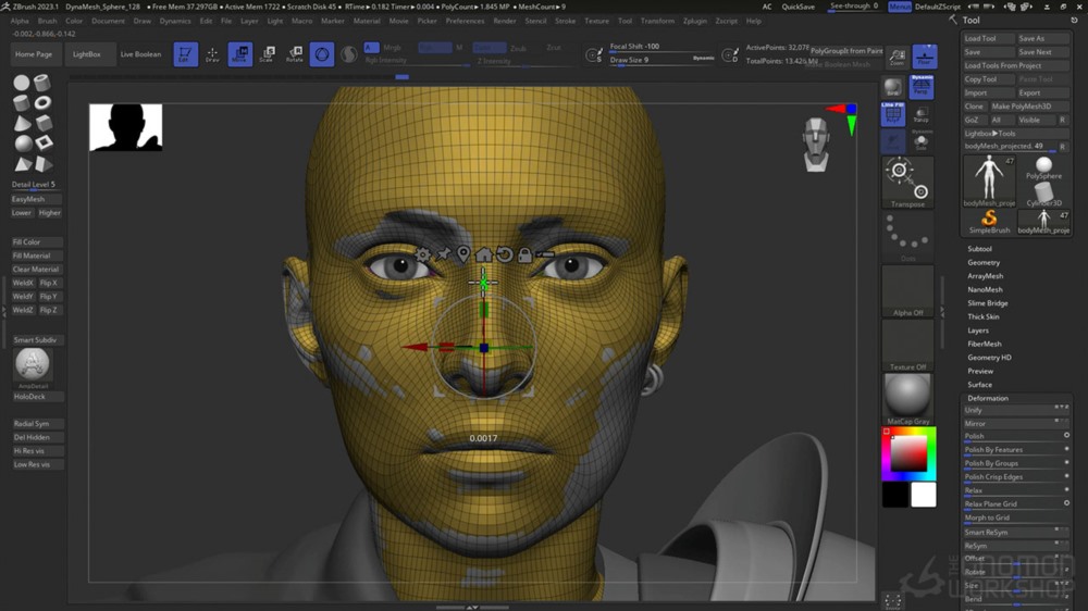 【中文字幕】ZBrush+Maya电影角色建模教程第1卷 Character Asset Creation for Cinematics Vol. 1