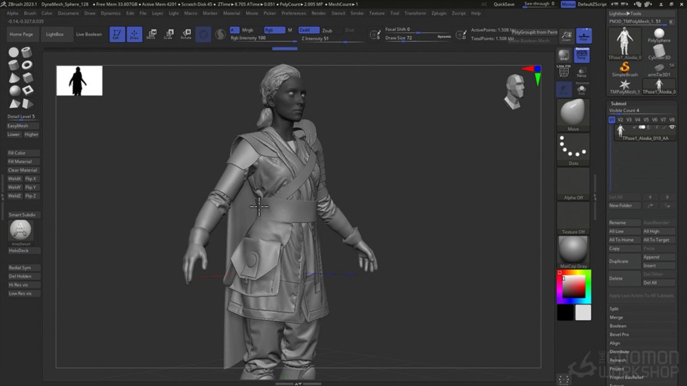 【中文字幕】ZBrush+Maya电影角色建模教程第1卷 Character Asset Creation for Cinematics Vol. 1