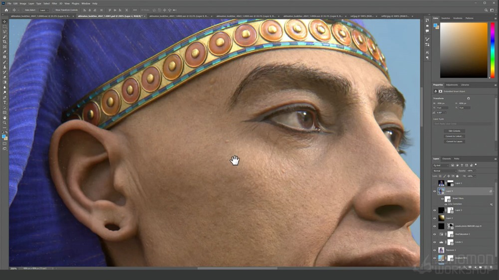 【中文字幕】Maya+Zbrush 三维人物肖像建模教程 Recreating a Historical Portrait in 3D